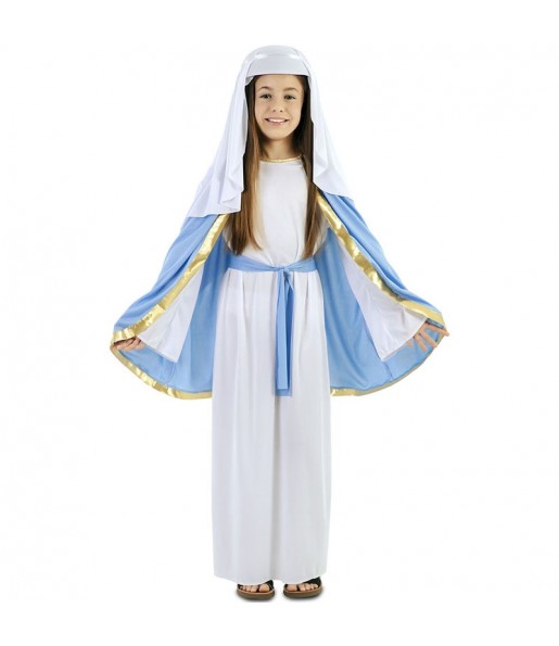Disfraz de Virgen María portal de Belén para niña