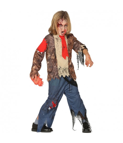 Disfraz de Zombie Maldito para niño