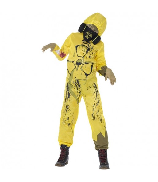 Disfraz de Zombie radioactivo para niño