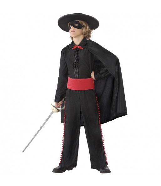 Disfraz del Zorro para niño