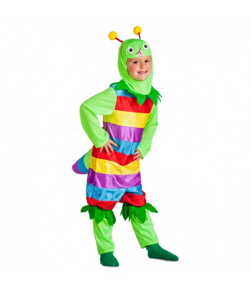 Disfraz de Gusanito multicolor para niño
