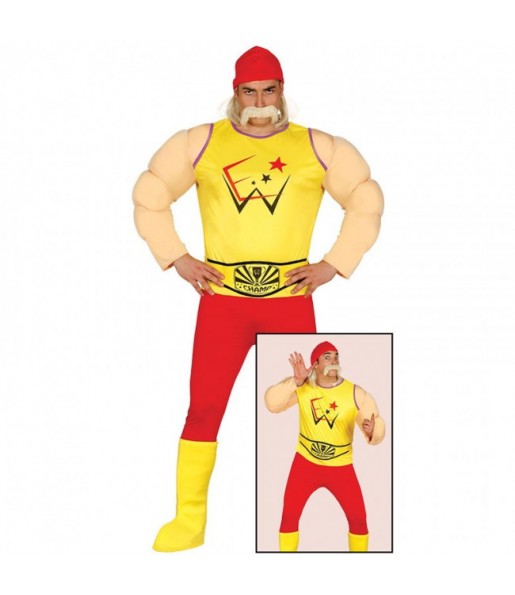 Disfraz de Hulk Hogan Adulto