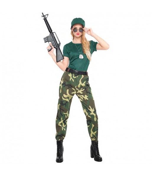 Disfraz de Paramilitar para mujer