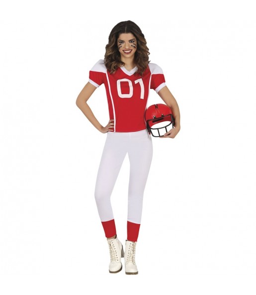 Disfraz de Quarterback para mujer