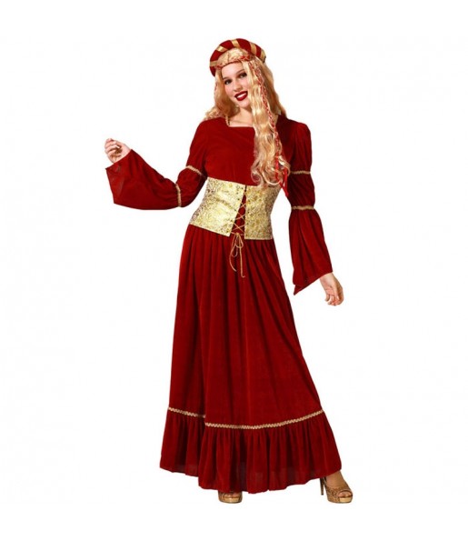 Disfraz de Reina de la Edad Media para mujer
