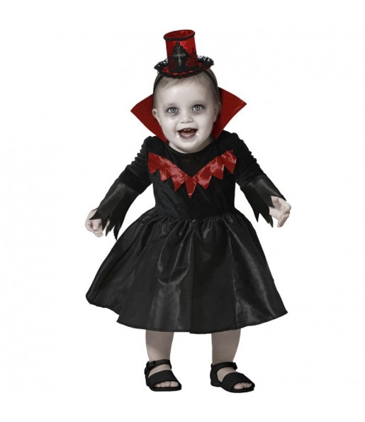 Disfraz de Vampiresa Transilvania para bebé