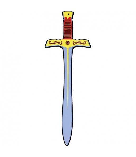 Espada Rey Medieval de goma eva para niños