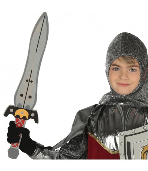 Espada Soldado Medieval de goma eva para niños