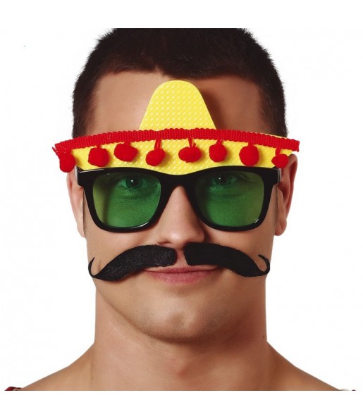 Gafas Mexicano con Sombrero
