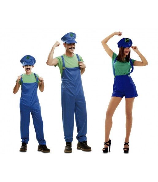 Grupo Disfraces de Super Luigis