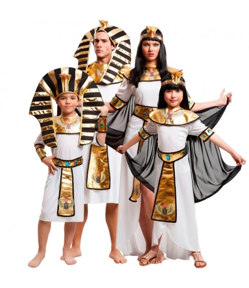 Disfraces Faraones para grupos y familias