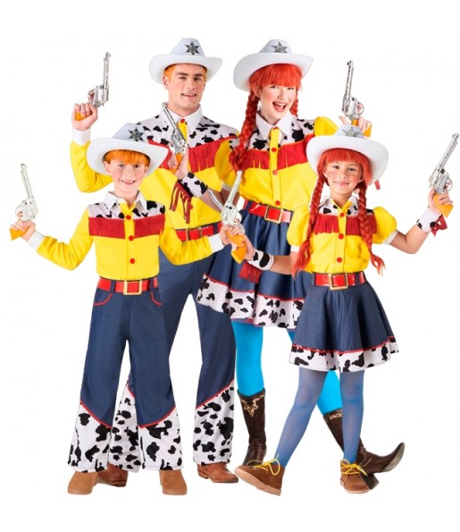Disfraces Vaqueros Toy Story para grupos y familias