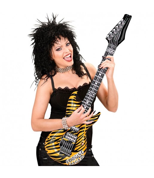 Guitarra hinchable Rockero tigre