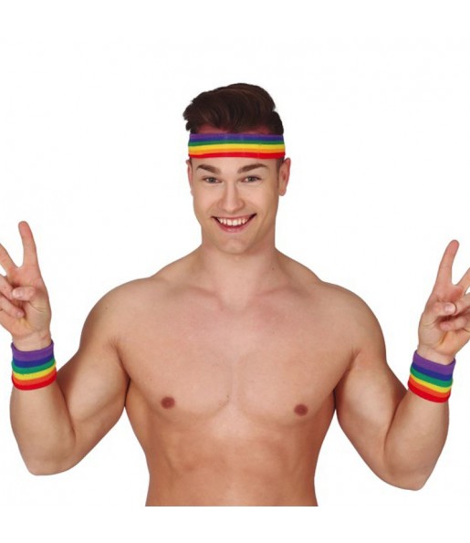 Kit accesorios deportivos del Orgullo Gay