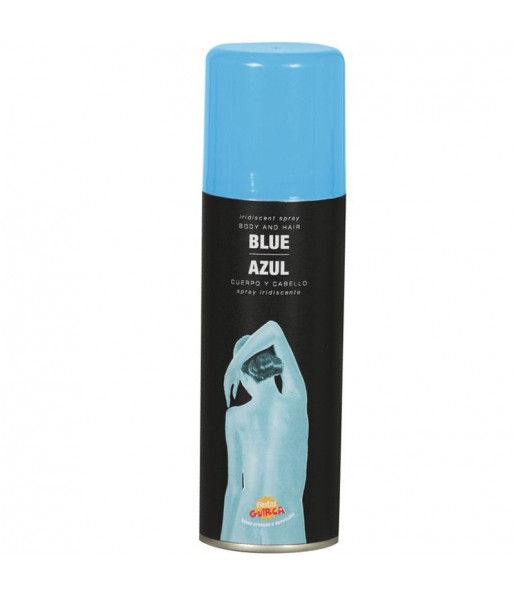 Maquillaje Spray Azul Iridiscente