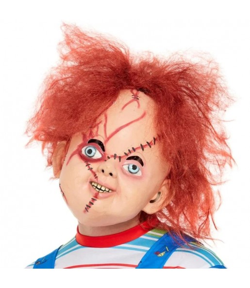 Máscara Chucky con pelo 