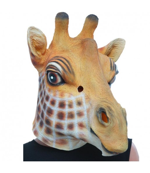 Máscara de jirafa de látex