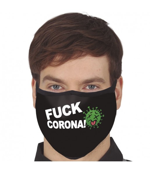 Mascarilla de Fuck Coronavirus para adulto