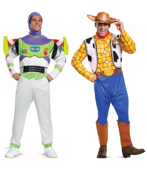 Pareja de Buzz Lightyear y Woody