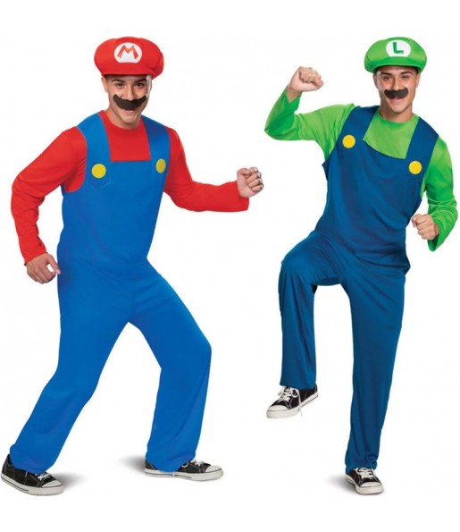 Pareja Nintendo de Mario Bros y Luigi