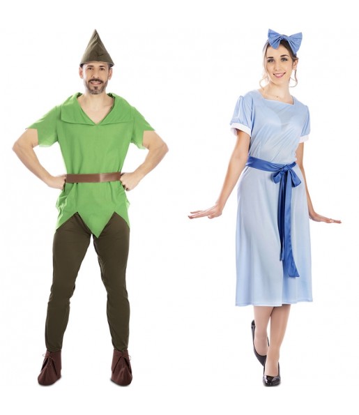 Pareja de Peter Pan y Wendy