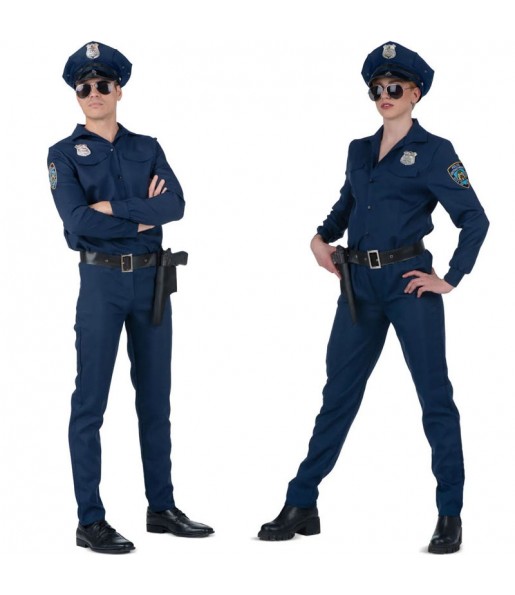 Pareja Policías Azules