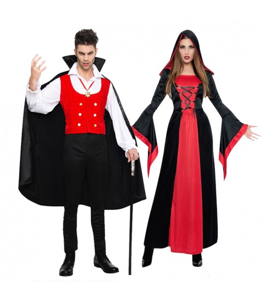 Disfraz de pareja Vampiros Sectarios para adulto | Tienda online