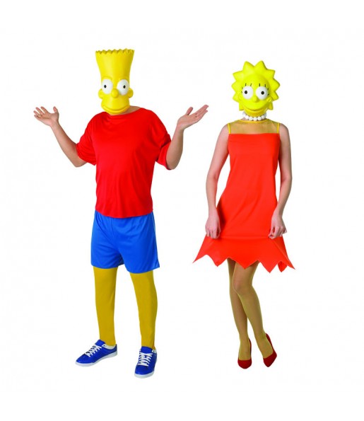 Pareja Bart y Lisa Simpson