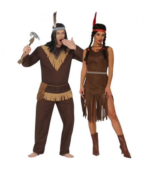 Indios Comanches para disfrazarte en pareja