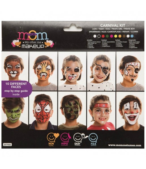 Paleta Maquillaje de Carnaval Infantil