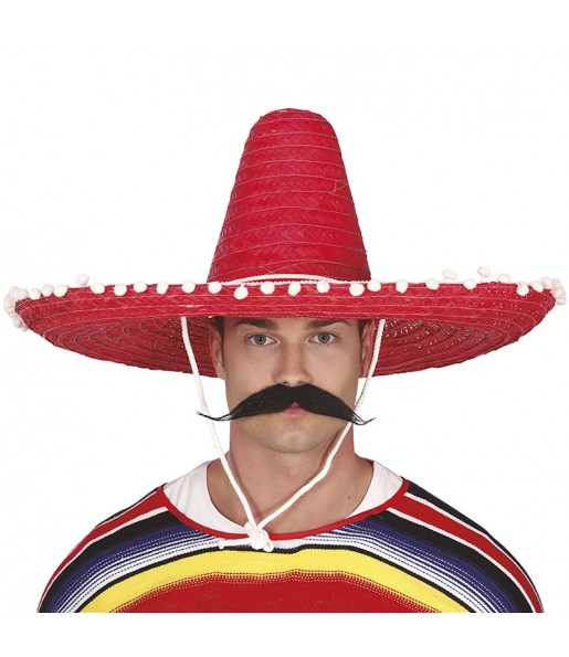 Sombrero de Mexicano rojo