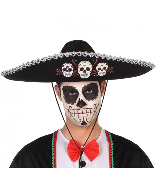 Sombrero Mexicano Día de los Muertos