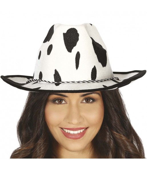 Sombrero vaquero estampado vaca