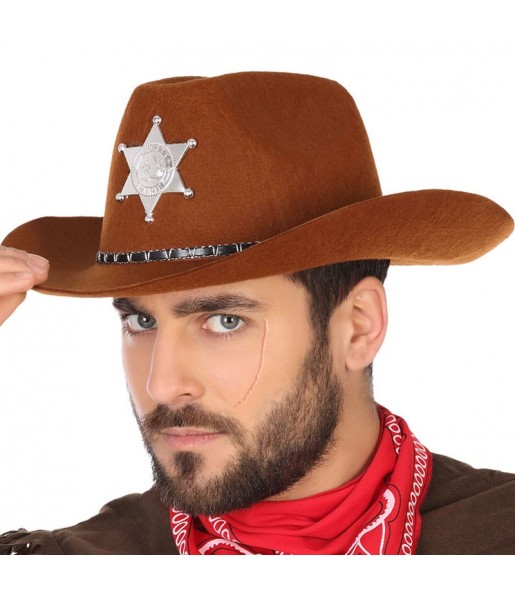 Sombrero Vaquero Oeste marrón