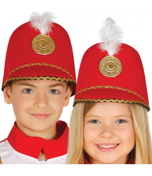 Sombrero de Majorette Rojo Infantil