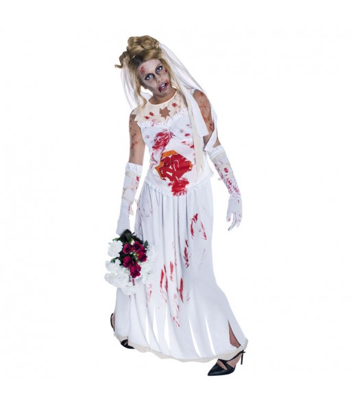 disfraz novia cadáver zombie adulto