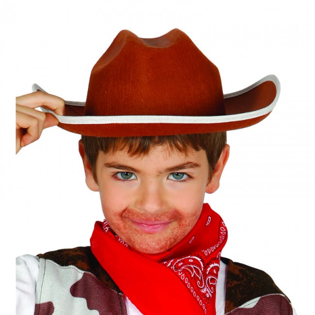 Sombrero de Vaquero Infantil Marrón| Comprar Sombreros, Gorras, Cascos y otros online