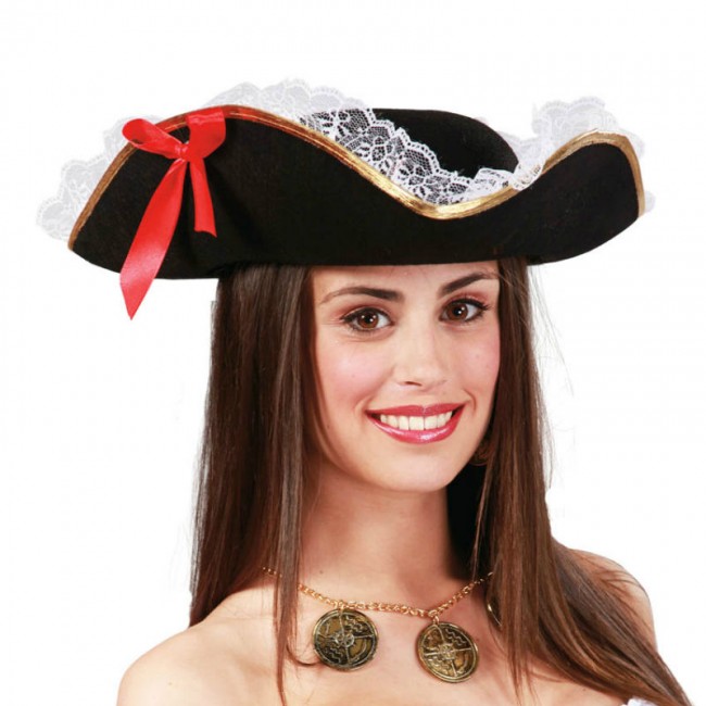 fluctuar Descartar Reino Sombrero Pirata Mujer | Comprar Sombreros, Gorras, Cascos y otros accesorios  online