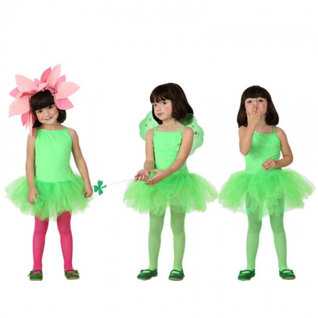 giro techo a pesar de Disfraz de Bailarina Verde para niña | Envío en 24h
