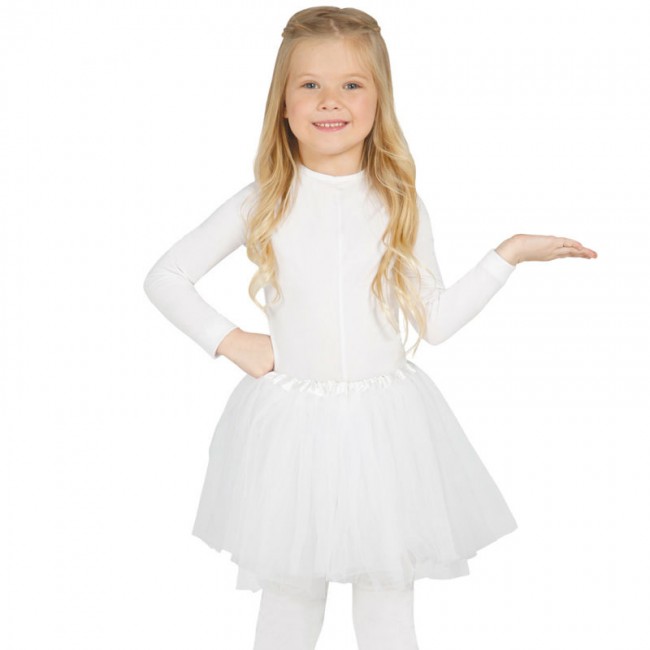 Disfraz Tutú blanco barato niña - Envíos en 24h