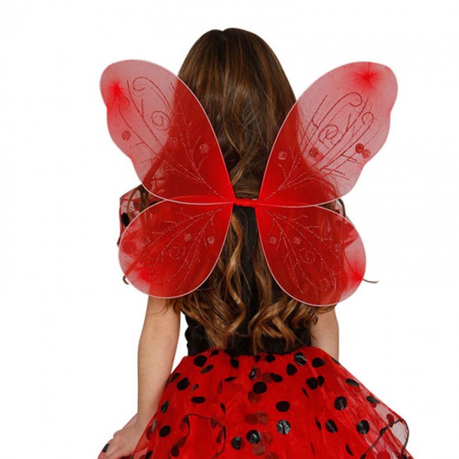 tranquilo Influencia Residuos Alas de mariposa rojas para disfraz - Envíos en 24h