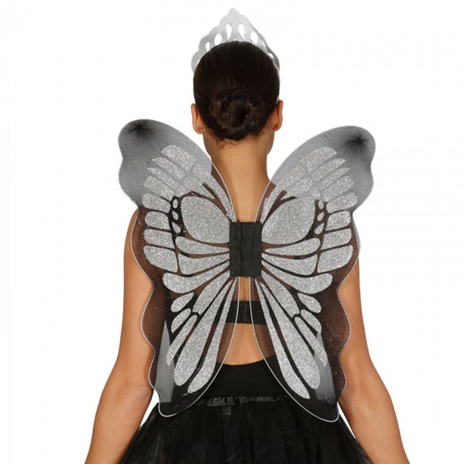 Mariposa de alas vuelan bricolaje disfraz perchas imagen oscura entre otras sustancias brillantes 