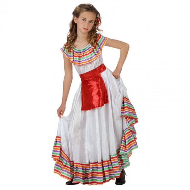 Disfraz de Mejicana barato para niña | Envío en