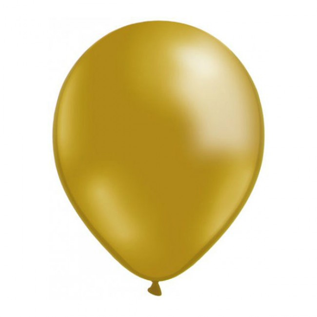 50 globos metalizados color oro al mejor precio - Envíos en 24h
