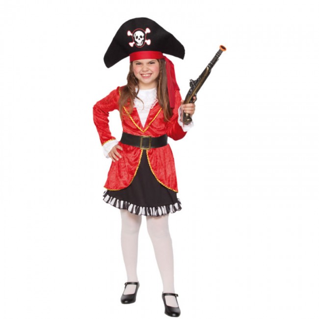 satisfacción Correctamente Beneficiario Disfraz de Pirata Garfio para niña | Envío en 24h