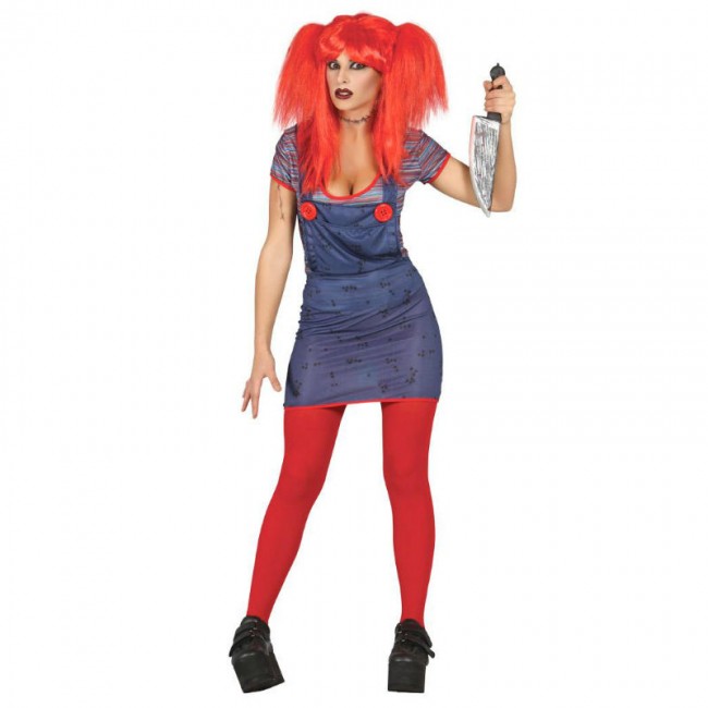 Diplomático Oscuro vapor Disfraz Novia de Chucky mujer | Disfraces Halloween en 24h