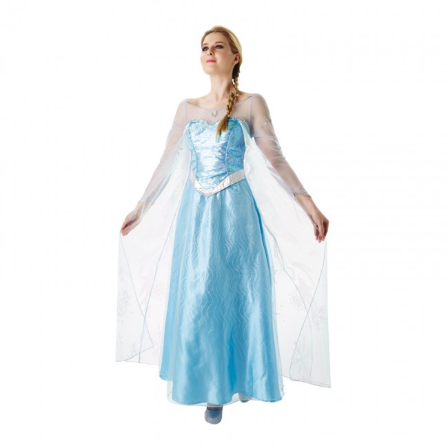Resignación El extraño Glamour Disfraz de Elsa Frozen Disney para mujer - Envío en 24h