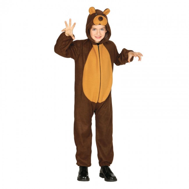 Bebé Disfraz Niños Pequeños Disfraz Cuddle Bear animal Mundial Del Libro Día De Peluche Marrón