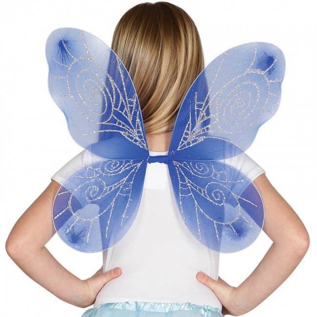 Alas de mariposa Azules para disfraz en 24h