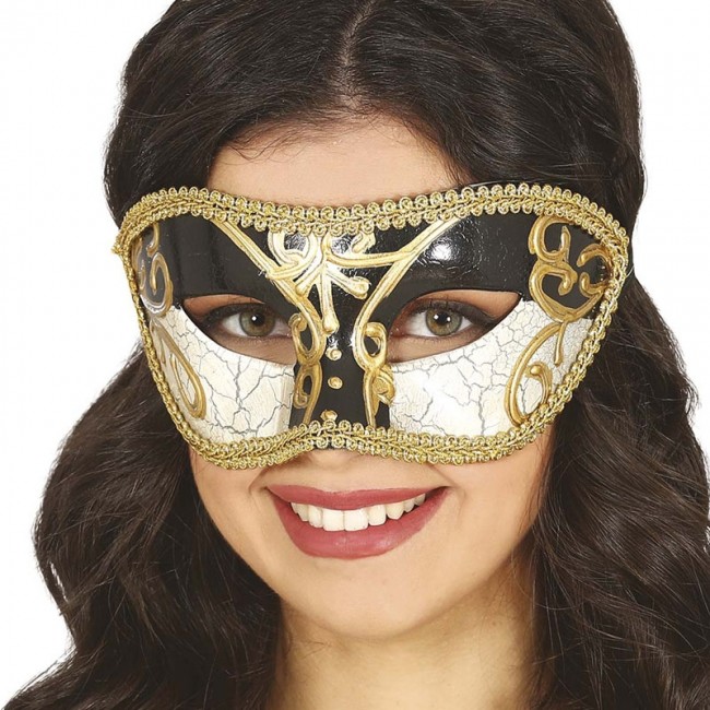 ▷ Comprar Máscara Carnaval de Venecia negra de disfraz